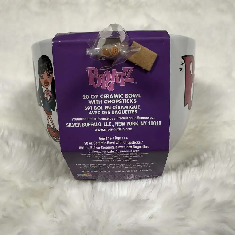 Bratz Ceramic Ramen Bowl with Chopsticks